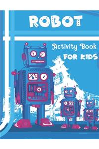 Robot Activity Book for Kids