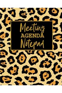 Meeting Agenda Notepad