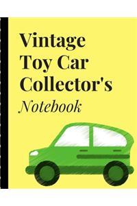 Vintage Toy Car Collector's Notebook