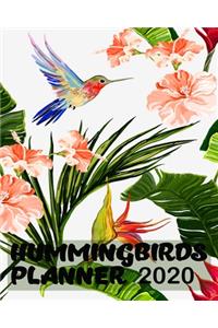 Hummingbirds Planner 2020