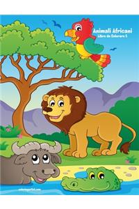 Animali Africani Libro da Colorare 5