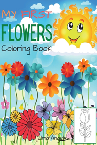 My First Flowers Coloring Book