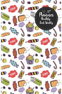 Planner monthly and weekly