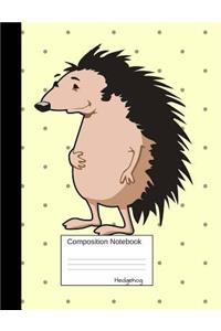 Hedgehog Composition Notebook