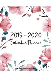 Two Year 2019-2020 Calendar Planner