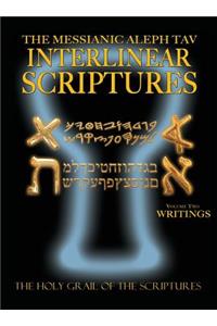 Messianic Aleph Tav Interlinear Scriptures Volume Two the Writings, Paleo and Modern Hebrew-Phonetic Translation-English, Bold Black Edition Study Bible