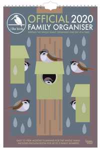 I LIKE BIRDS 2020 A3 FAMILY ORGANISER