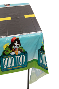 Vacation Bible School (Vbs) 2025 Road Trip Tablecloth
