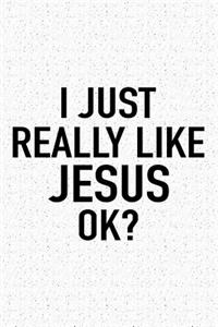 I Just Really Like Jesus Ok?