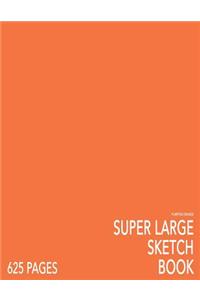 Pumpkin Orange Large Sketchbook
