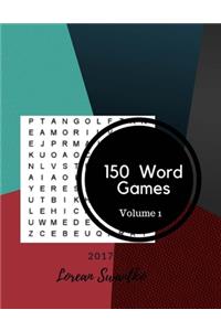 150 Word Games 2017 Volume 1