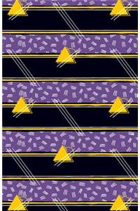 Bullet Journal Abstract Pattern Yellow Triangles