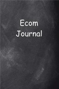 Ecom Journal Chalkboard Design