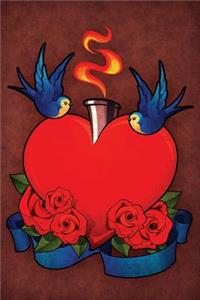 Tweet-Hearts and Roses Notebook