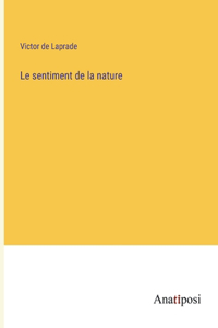 Le sentiment de la nature
