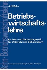 Betriebswirtschaftslehre