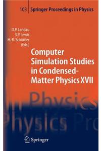 Computer Simulation Studies in Condensed-Matter Physics XVII