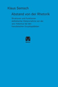 Abstand von der Rhetorik