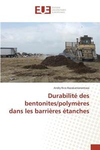 Durabilité Des Bentonites/Polymères Dans Les Barrières Étanches