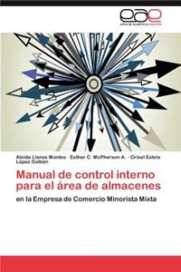 Manual de control interno para el área de almacenes