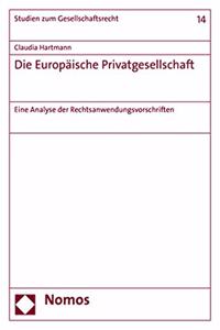 Die Europaische Privatgesellschaft