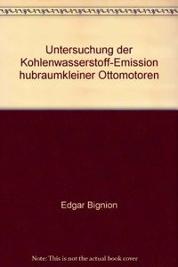 Untersuchung Der Kohlenwasserstoff-Emission Hubraumkleiner Ottomotoren