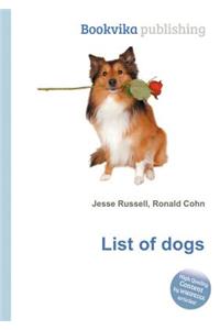 List of Dogs