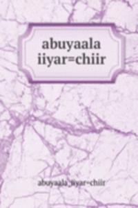 abuyaala iiyar=chiir