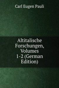 Altitalische Forschungen, Volumes 1-2 (German Edition)