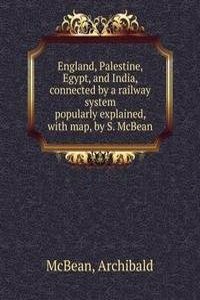 England, Palestine, Egypt, and India, connected by a railway system