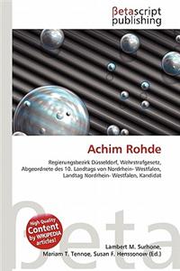 Achim Rohde