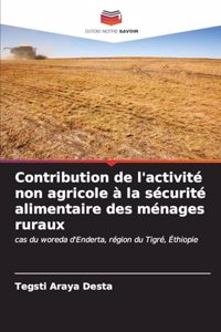 Contribution de l'activité non agricole à la sécurité alimentaire des ménages ruraux