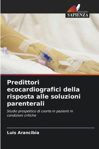 Predittori ecocardiografici della risposta alle soluzioni parenterali