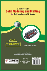 Solid Modeling and Drafting for SPPU 19 Course (SE - I - Mech./Auto. - 202042) FOR END SEM EXAM - 2020 Edition