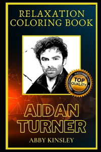 Aidan Turner Relaxation Coloring Book