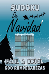 Sudoku De Navidad Fácil a Difícil 600 Rompecabezas