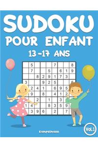 Sudoku pour enfants 13-17 ans