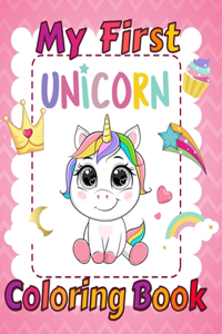 My First Unicorn Coloring Book
