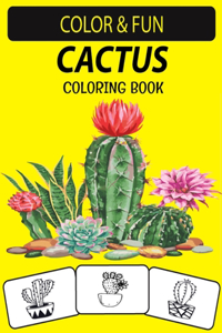 Cactus Coloring Book