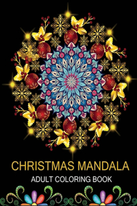 Christmas Mandala Adult coloring book