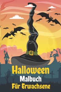 Halloween Malbuch Für Erwachsene