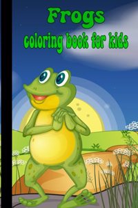 Frogs Coloring Book For Kids