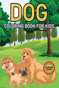 Dog Coloring Book For Kids