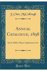 Annual Catalogue, 1898