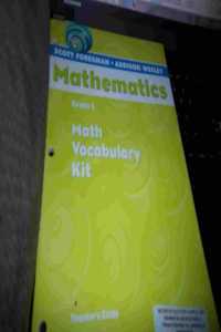 Scott Foresman Addison Wesley Math 2004 Vocabulary Kit Grade 5