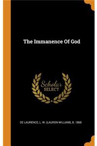 Immanence Of God
