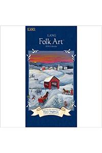 Lang Folk Art 2018 Vertical Calendar (Deluxe Vertical Wall)
