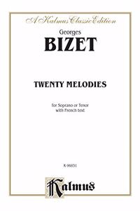 BIZET 20 MELODIES SOROR TEN