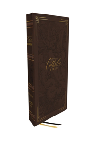 Nrsvce, Illustrated Catholic Bible, Leather Over Board, Comfort Print