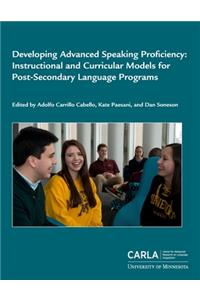 Developing Advanced Speaking Proficiency